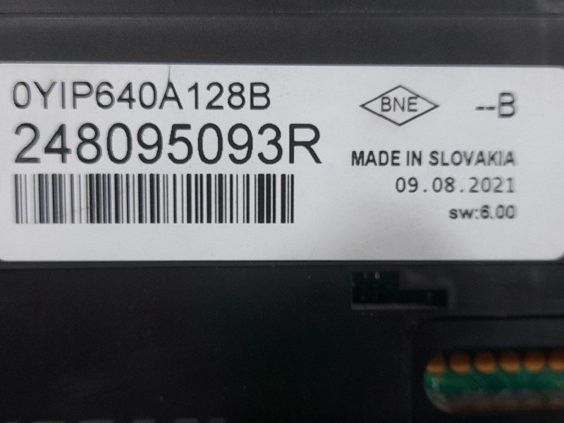 Recambio de cuadro instrumentos para renault clio v business edition referencia OEM IAM 248095093R  