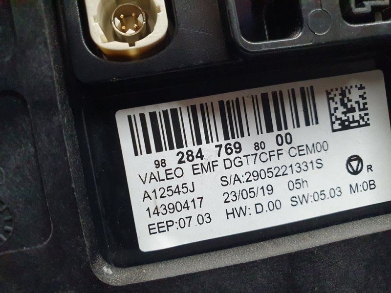 Recambio de sistema navegacion gps para citroën c3 live referencia OEM IAM 9828476980 A12545J 