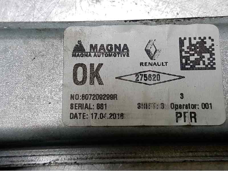 Recambio de elevalunas delantero derecho para dacia sandero stepway referencia OEM IAM 807209299R 2 PINS ELECTRICO