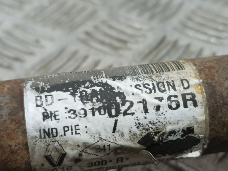 Recambio de transmision delantera derecha para renault master kasten l2h2 hka 3,5t doble cabina referencia OEM IAM 391002176R  