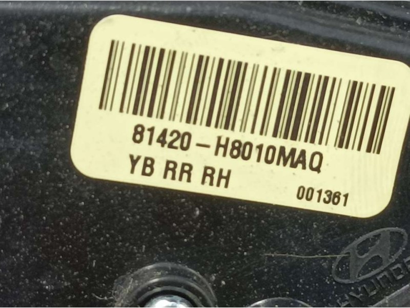 Recambio de cerradura puerta trasera derecha para kia stonic (ybcuv) tech referencia OEM IAM 81420H8010MAQ  ELECTRICA