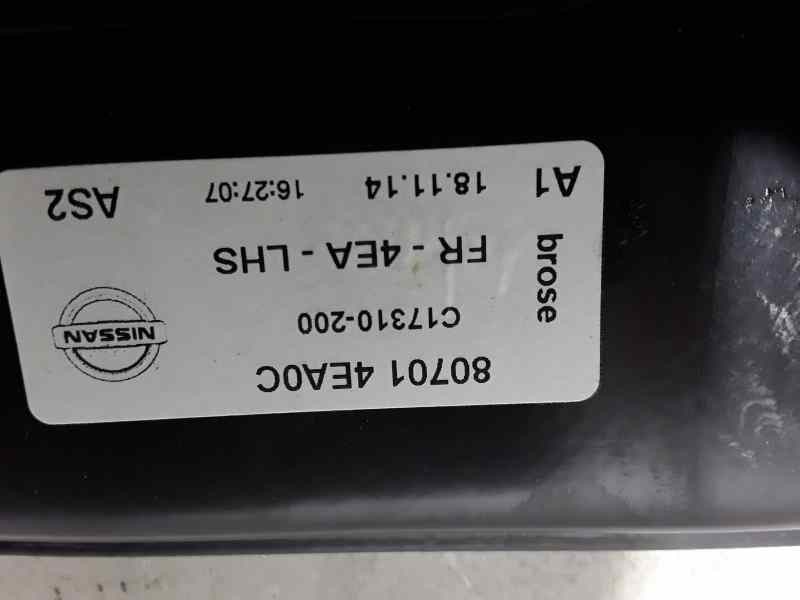 Recambio de elevalunas delantero izquierdo para nissan qashqai (j11) acenta referencia OEM IAM 807014EA0C C17310200 BROSE