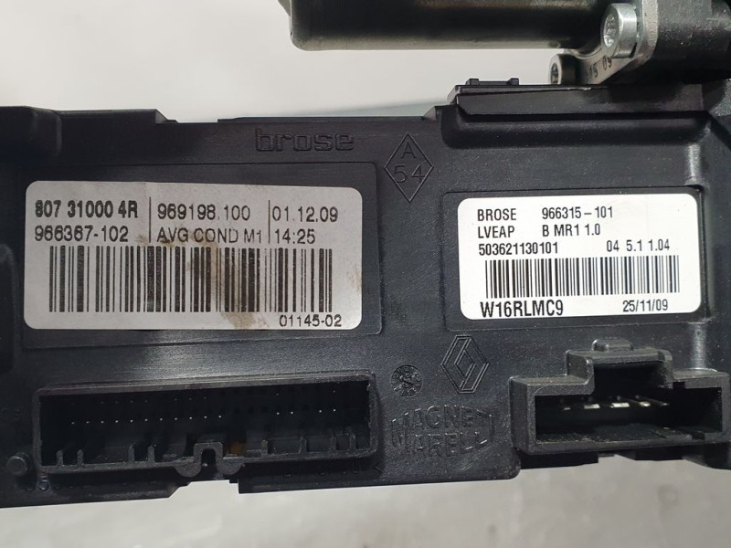 Recambio de motor elevalunas delantero izquierdo para renault megane iii berlina 5 p dynamique referencia OEM IAM 80731004R 9691