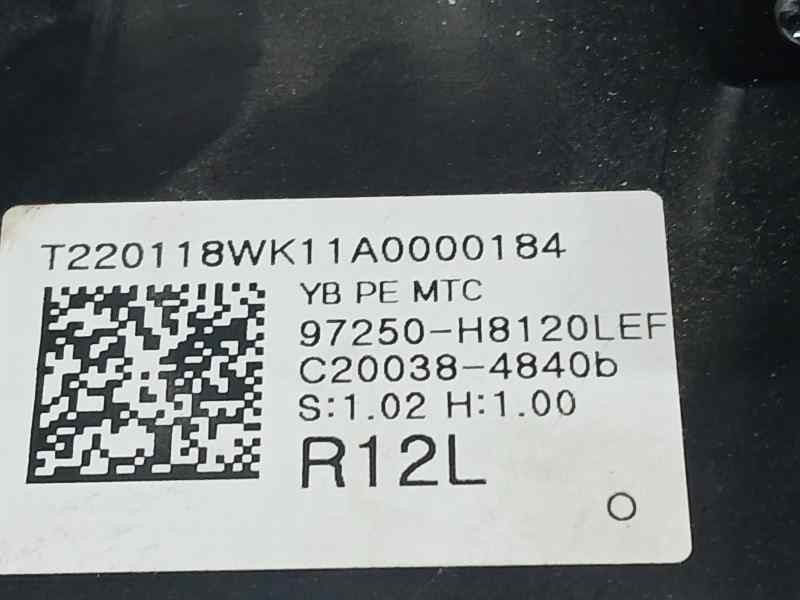 Recambio de mando calefaccion / aire acondicionado para kia stonic (ybcuv) tech referencia OEM IAM 97250H8120LEF C200384840B 