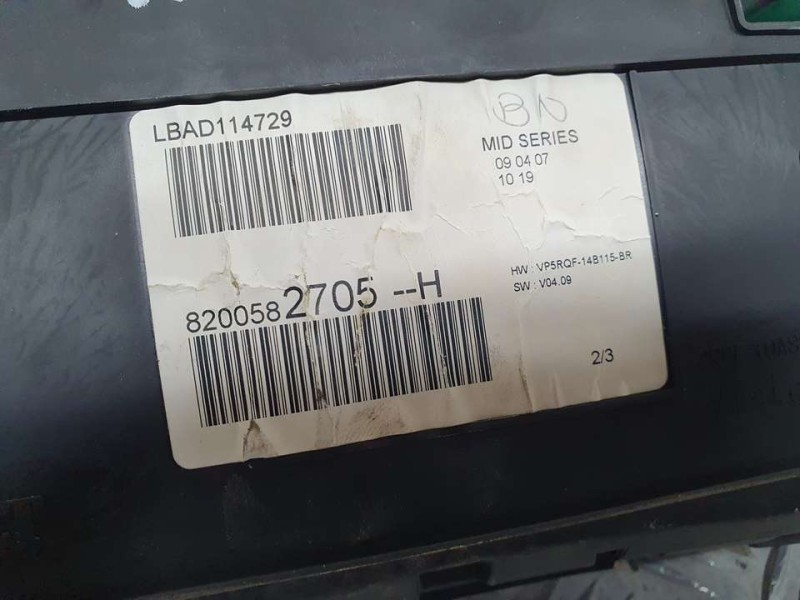 Recambio de cuadro instrumentos para renault clio iii rip curl referencia OEM IAM 8200582705H  