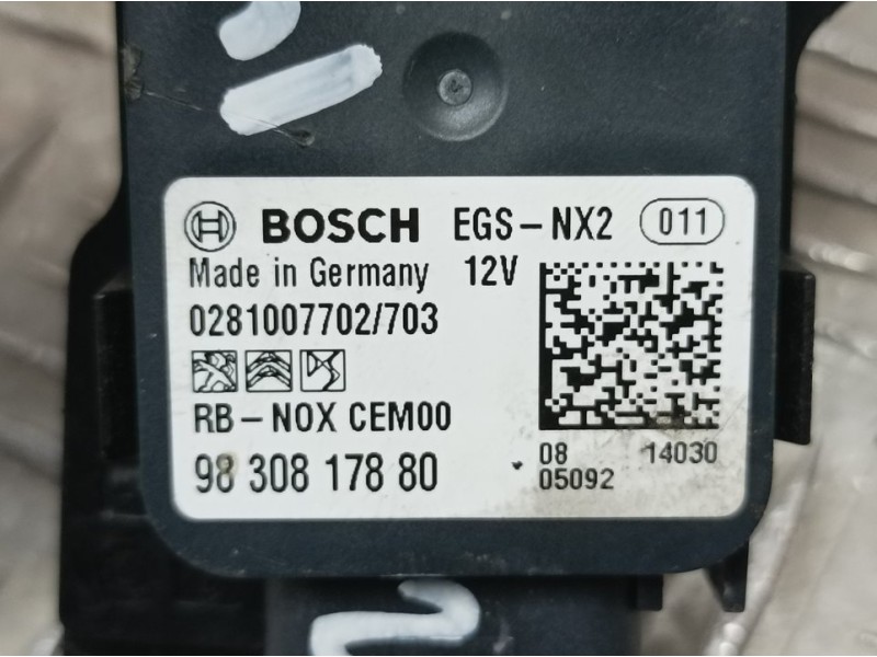 Recambio de sonda lambda para peugeot 208 (p2) active referencia OEM IAM 9830817880 0281007702703 BOSCH