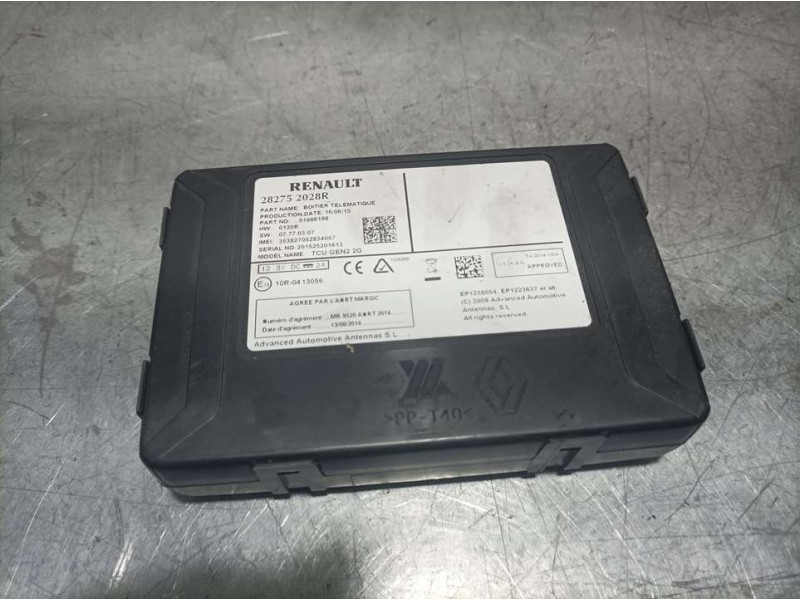 Recambio de modulo electronico para renault kadjar experience referencia OEM IAM 282752028R 51986198 