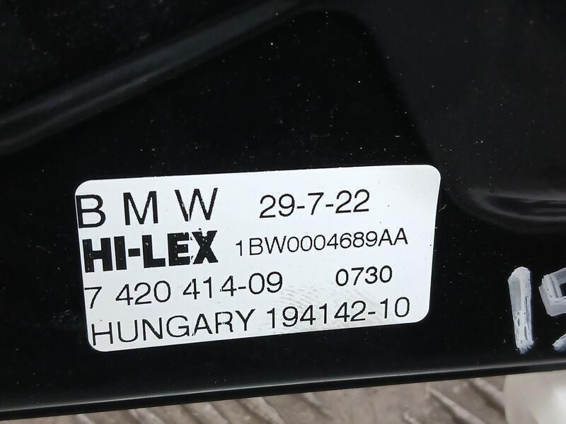 Recambio de elevalunas trasero derecho para bmw x2 (f39) sdrive18d referencia OEM IAM 742041409 ELECTRICO 6 PINES HILEX 19414210