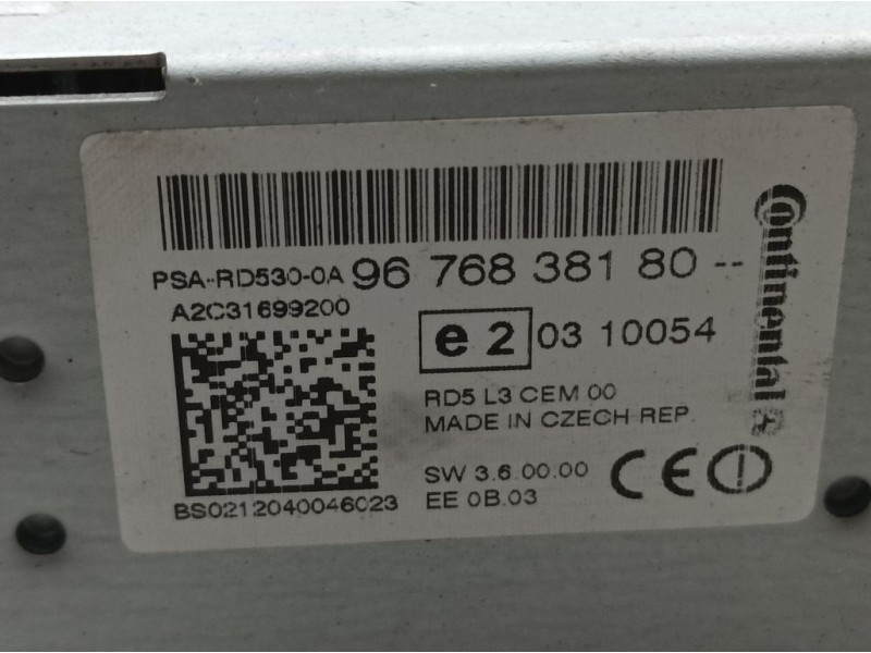 Recambio de modulo electronico para citroën c4 lim. seduction referencia OEM IAM 9676868180 A2C31699200 CONTINENTAL