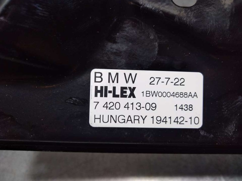 Recambio de elevalunas trasero izquierdo para bmw x2 (f39) sdrive18d referencia OEM IAM 742041309 19414210 HILEX ELECTRICO 6 PIN