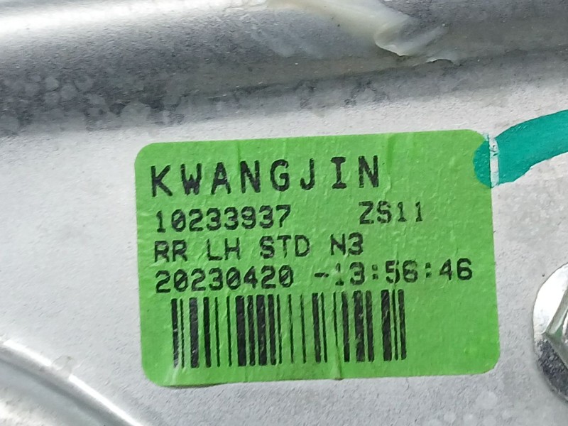 Recambio de elevalunas trasero izquierdo para mg zs suv (azs1) 1.5 vti referencia OEM IAM 10233937 ELECTRICO 2 PINS 558LG3623