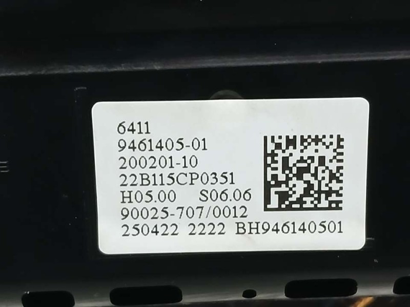 Recambio de mando climatizador para bmw x2 (f39) sdrive18d referencia OEM IAM 9461405 200201 