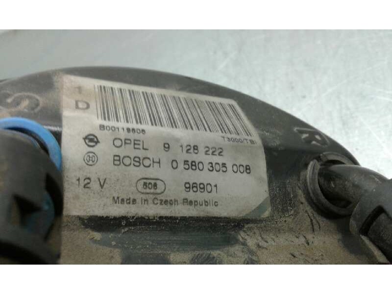 Recambio de aforador para opel astra g berlina 1.6 16v referencia OEM IAM 0580305008 9128222 BOSCH
