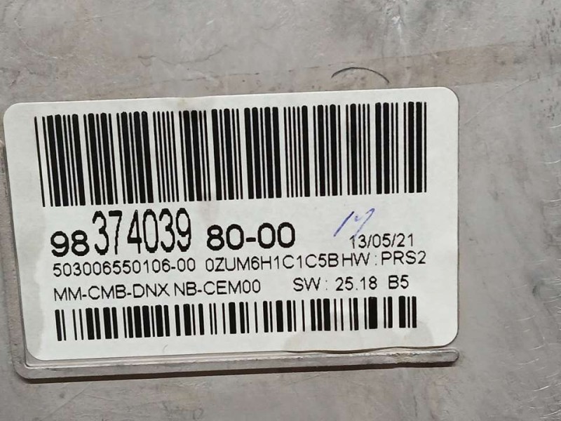 Recambio de cuadro instrumentos para opel mokka gs line referencia OEM IAM 9837403980 503006550106 