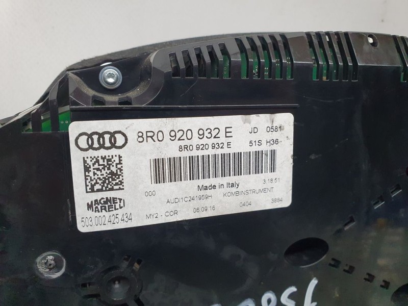 Recambio de cuadro instrumentos para audi q5 (8r) 2.0 tdi s line edition quattro (140kw) referencia OEM IAM 8R0920932E  