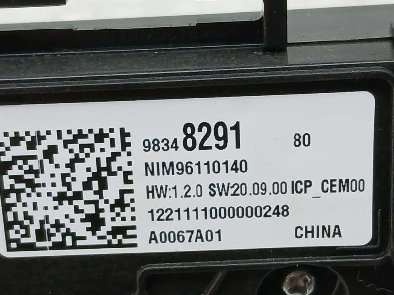 Recambio de mando radio para opel mokka gs line referencia OEM IAM 9834829180 A0067A01 