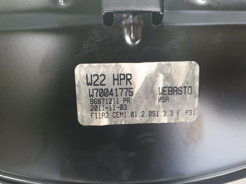 Recambio de techo interior electrico para peugeot 508 sw active referencia OEM IAM 96871211 W70041775 