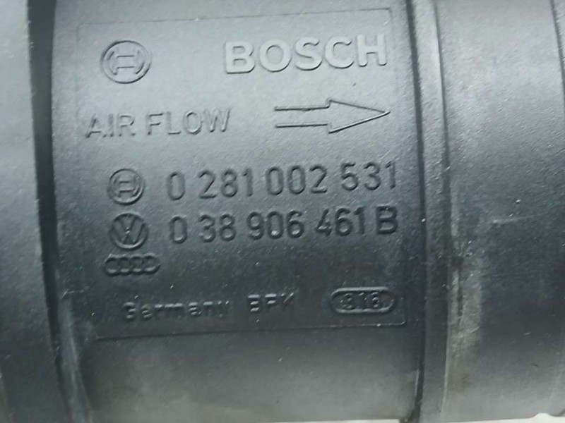 Recambio de caudalimetro para seat ibiza (6l1) hit referencia OEM IAM 38906461B 0281002531 BOSCH