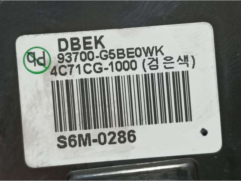 Recambio de mando multifuncion para kia niro concept referencia OEM IAM 93700G5BE0WK 4C71CG1000 