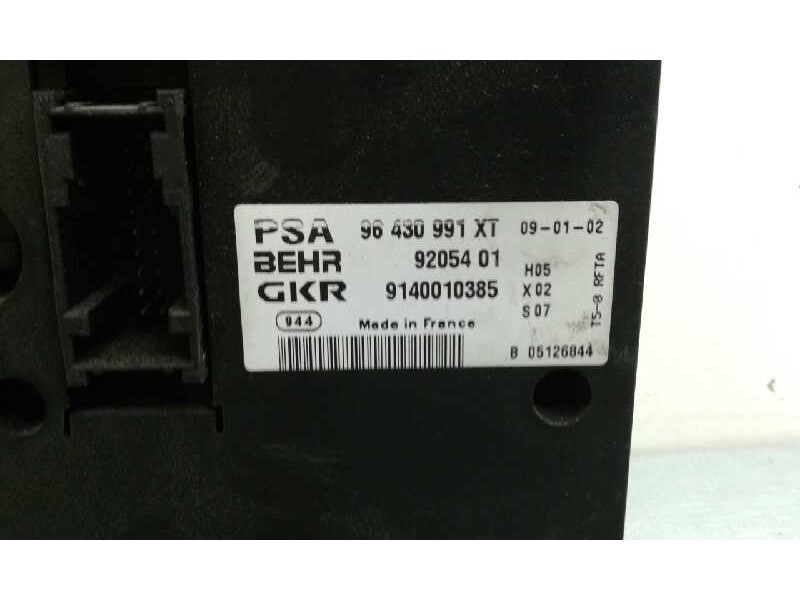 Recambio de mando climatizador para peugeot 307 (s1) referencia OEM IAM 9205401  96430991XT