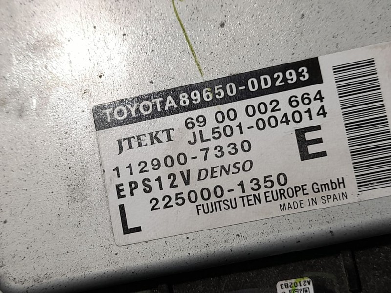 Recambio de modulo electronico para toyota yaris active referencia OEM IAM 896500D293  