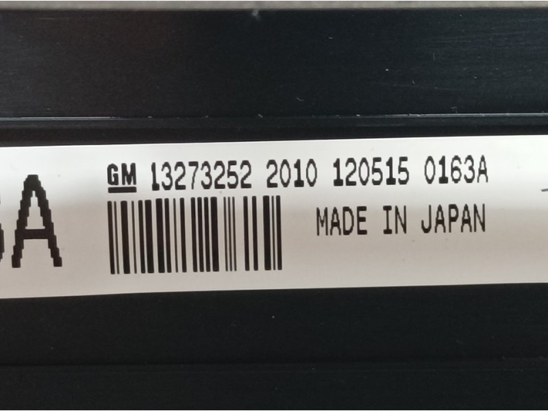 Recambio de mando radio para opel insignia berlina selective referencia OEM IAM 13273252  