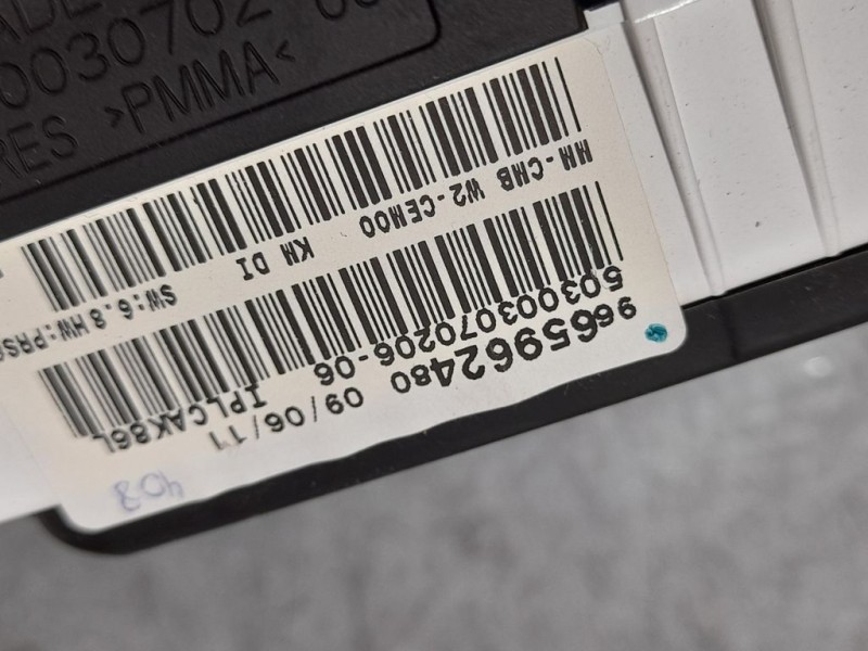 Recambio de cuadro instrumentos para peugeot 508 access referencia OEM IAM 9665962480  