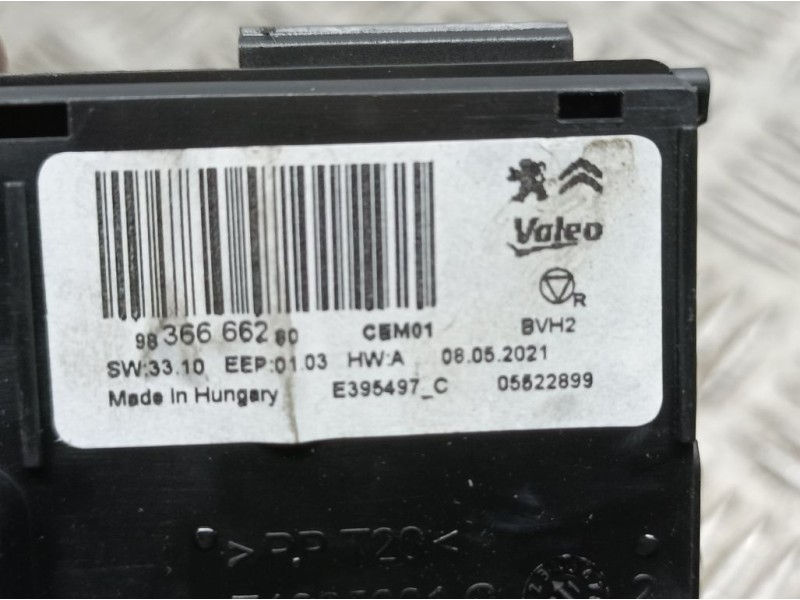 Recambio de modulo electronico para peugeot 3008 allure referencia OEM IAM 9836666280 05622899 VALEO