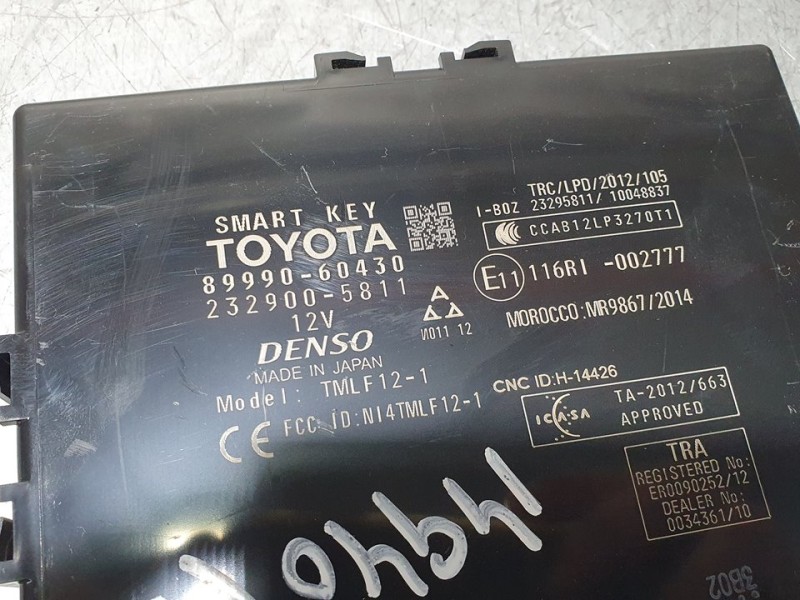 Recambio de modulo electronico para toyota land cruiser (j15) vx referencia OEM IAM 8999060430 2329005811 DENSO