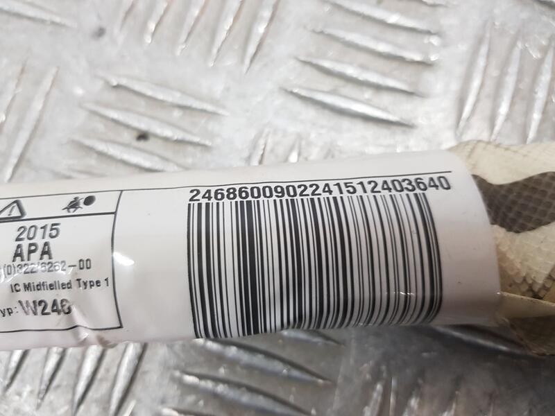 Recambio de airbag cortina delantero izquierdo para mercedes-benz clase b (w246) b 180 cdi (246.212) referencia OEM IAM 24686009