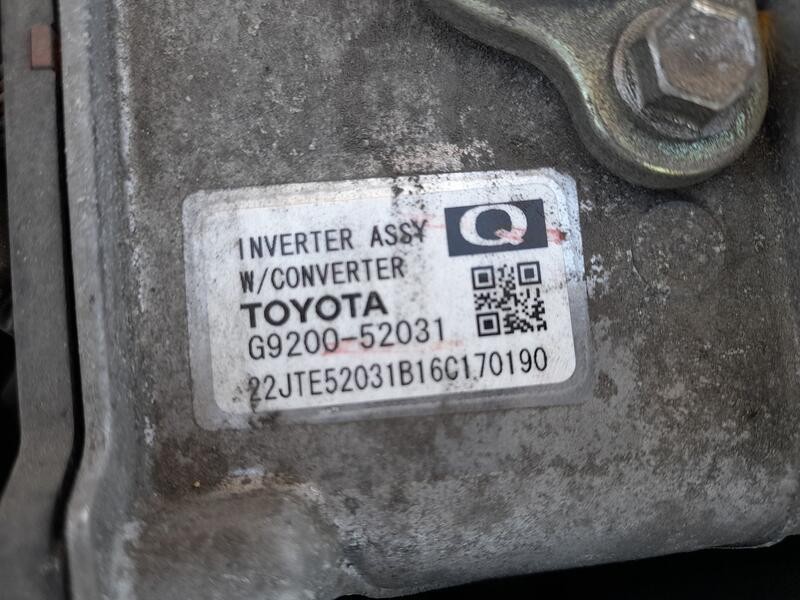 Recambio de convertidor para toyota yaris (_p13_) 1.5 hybrid (nhp130_) referencia OEM IAM G920052031 INVERSOR/CONVERTIDOR 