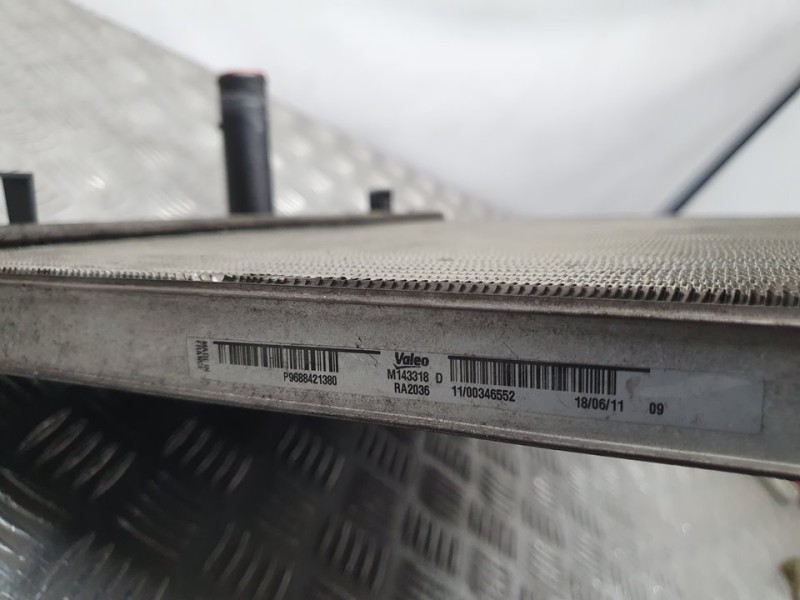 Recambio de radiador agua para peugeot 508 access referencia OEM IAM 9688421380 M143318D VALEO
