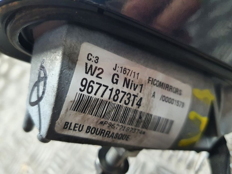 Recambio de retrovisor izquierdo para peugeot 508 access referencia OEM IAM 96771873T4  ELECTRICO 6 PINES