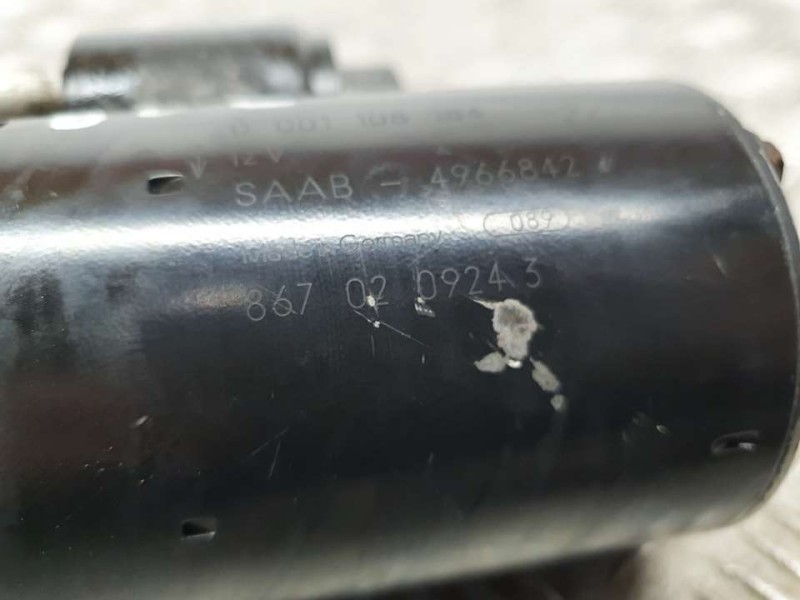 Recambio de motor arranque para saab 9-5 sedán 2.0 t e ecopower referencia OEM IAM 4966842 0001108184 BOSCH