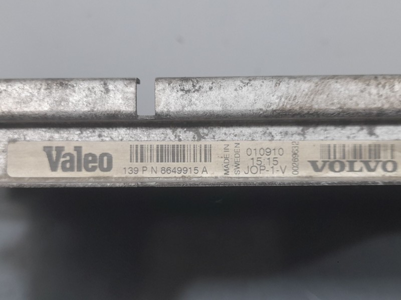 Recambio de radiador agua para volvo s80 i (184) 2.4 referencia OEM IAM 8649915A 010910 VALEO
