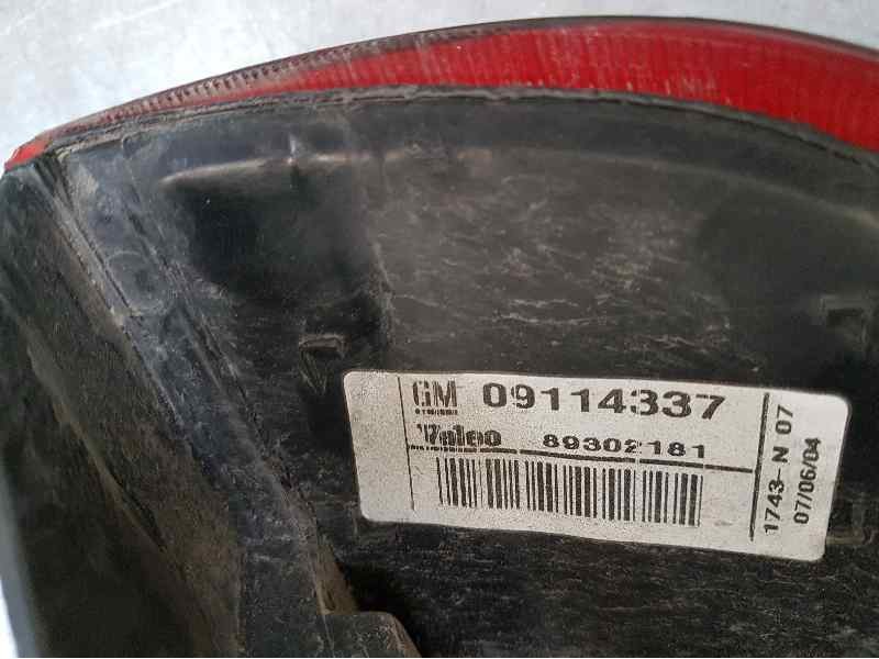 Recambio de piloto trasero derecho para opel corsa c blue line referencia OEM IAM 09114337 89302181 VALEO-TOCADO