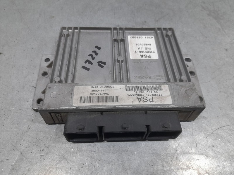 Recambio de centralita motor uce para citroën c2 (jm_) 1.4 referencia OEM IAM 9657018380  