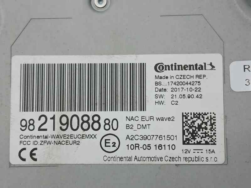 Recambio de modulo electronico para citroën c3 feel referencia OEM IAM 9821908880 A2C3907761501 CONTINENTAL MODULO AUDIO RADIO