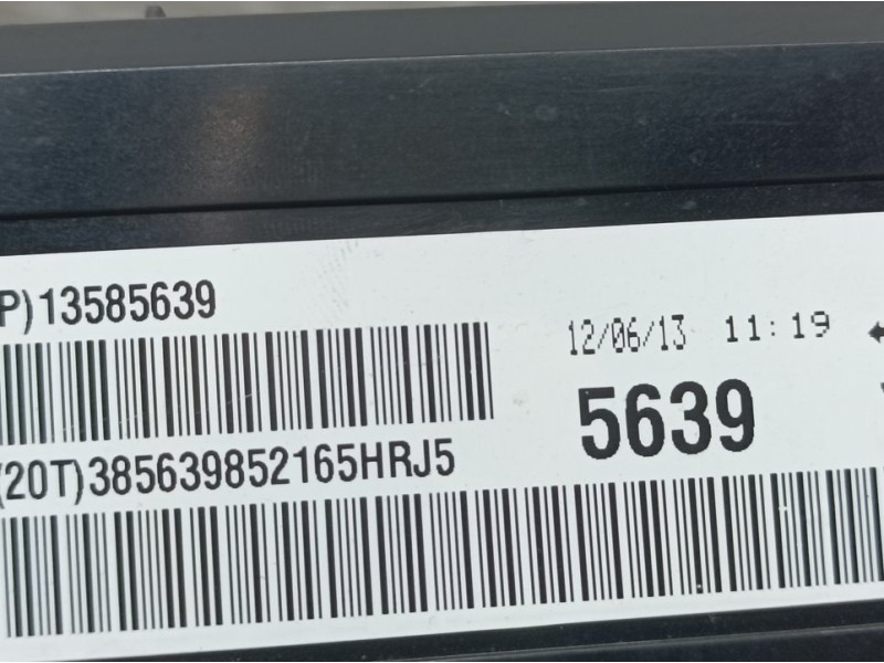 Recambio de modulo electronico para opel insignia berlina selective referencia OEM IAM 13585639  