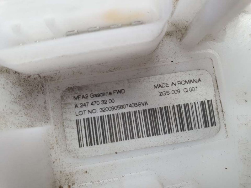 Recambio de aforador para mercedes-benz clase cla (bm 118) shooting brake cla 200 (118.687) referencia OEM IAM A2474703200  