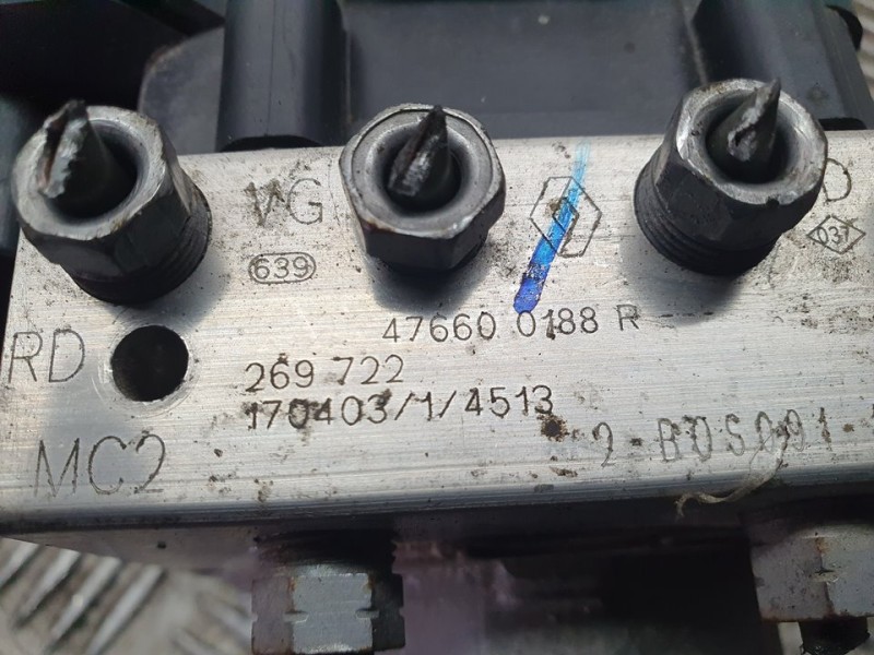 Recambio de abs para renault clio iv business referencia OEM IAM 476600188R 269722 