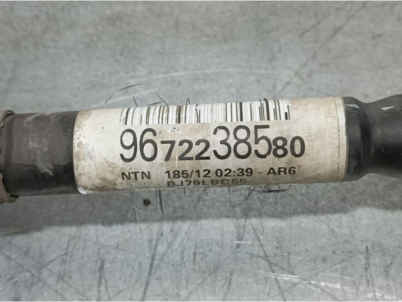 Recambio de transmision delantera izquierda para citroën c3 sx referencia OEM IAM 9672238580  