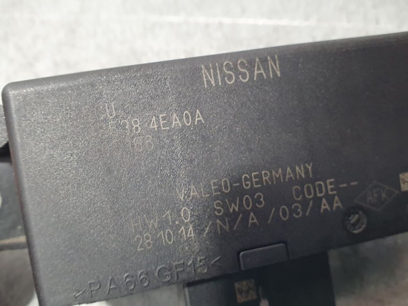Recambio de modulo electronico para nissan qashqai (j11) acenta referencia OEM IAM 85384EA0A  VALEO