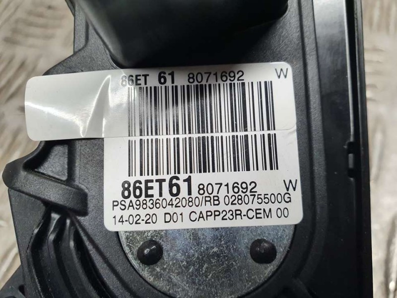 Recambio de potenciometro pedal para peugeot 308 gt referencia OEM IAM 9836042080 028075500G 