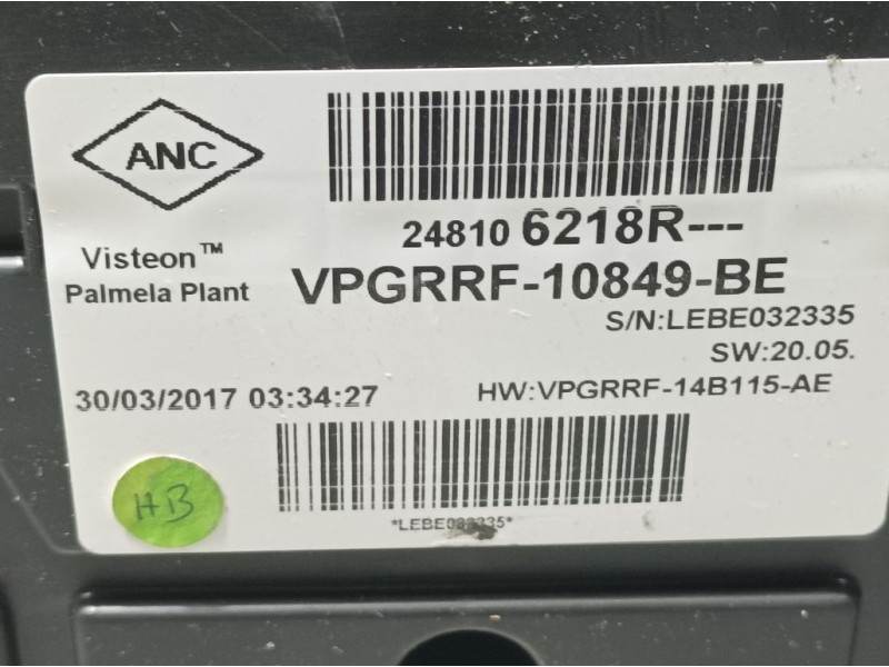 Recambio de cuadro instrumentos para renault clio iv business referencia OEM IAM 248106218R  VISTEON