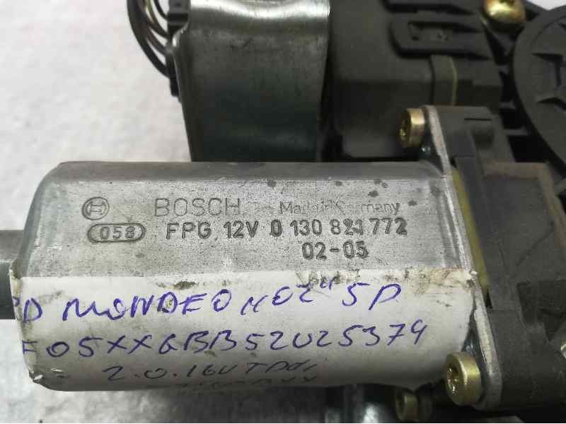 Recambio de elevalunas trasero derecho para ford mondeo berlina (ge) referencia OEM IAM 0130821772 8 PINS ELECTRICO 