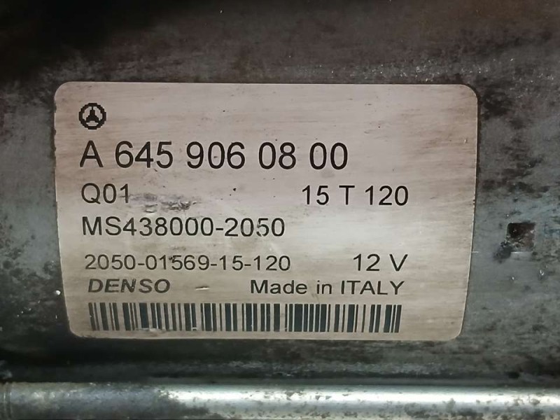 Recambio de motor arranque para mercedes-benz clase b (w246) b 180 cdi (246.212) referencia OEM IAM A6459060800 4380002050 DENSO