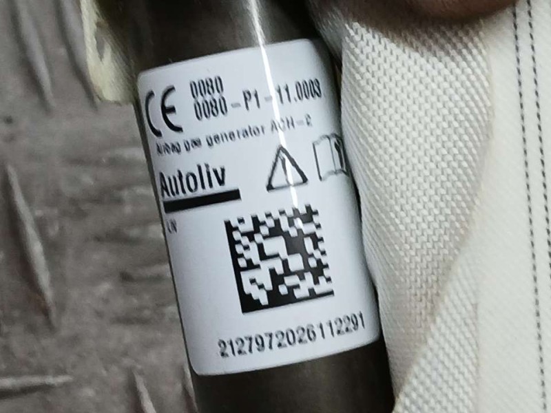 Recambio de airbag cortina delantero derecho para peugeot 2008 (p1) allure referencia OEM IAM 2127972026112291  AUTOLIV