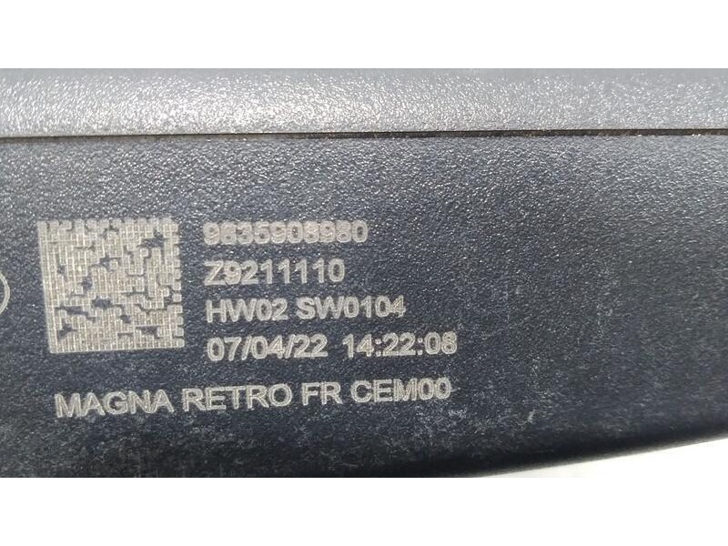 Recambio de espejo interior para citroën c4 1.2 12v e-thp pure tech referencia OEM IAM 9835908980 z9211110 