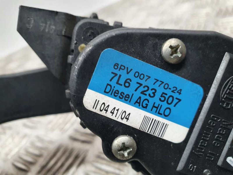 Recambio de potenciometro pedal para volkswagen touareg (7la) tdi v10 referencia OEM IAM 7L6723507 6PV007770 
